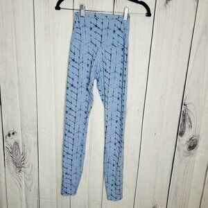 Tavi Noir Women High Waisted Tight Leggings Blue Size XS (24x27) Athleisure